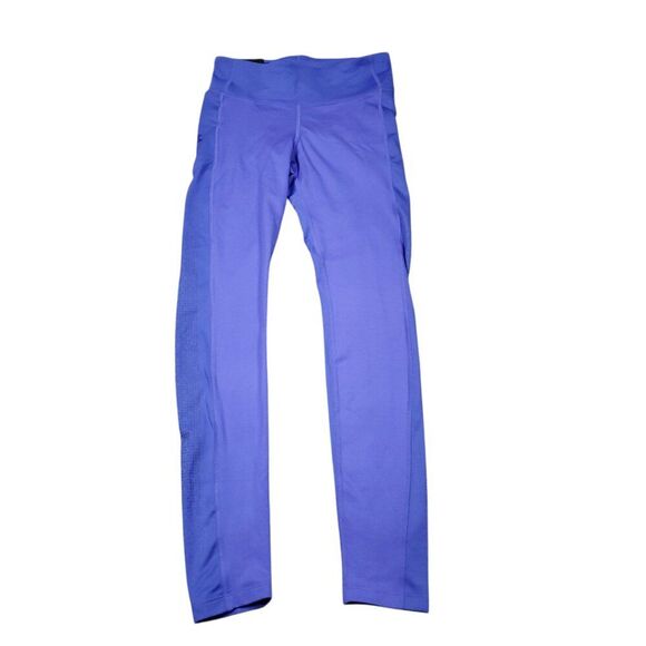 READ Under Armour Infrared Up Pace Compression Tights Leggings Size Small Purple - Picture 1 of 9